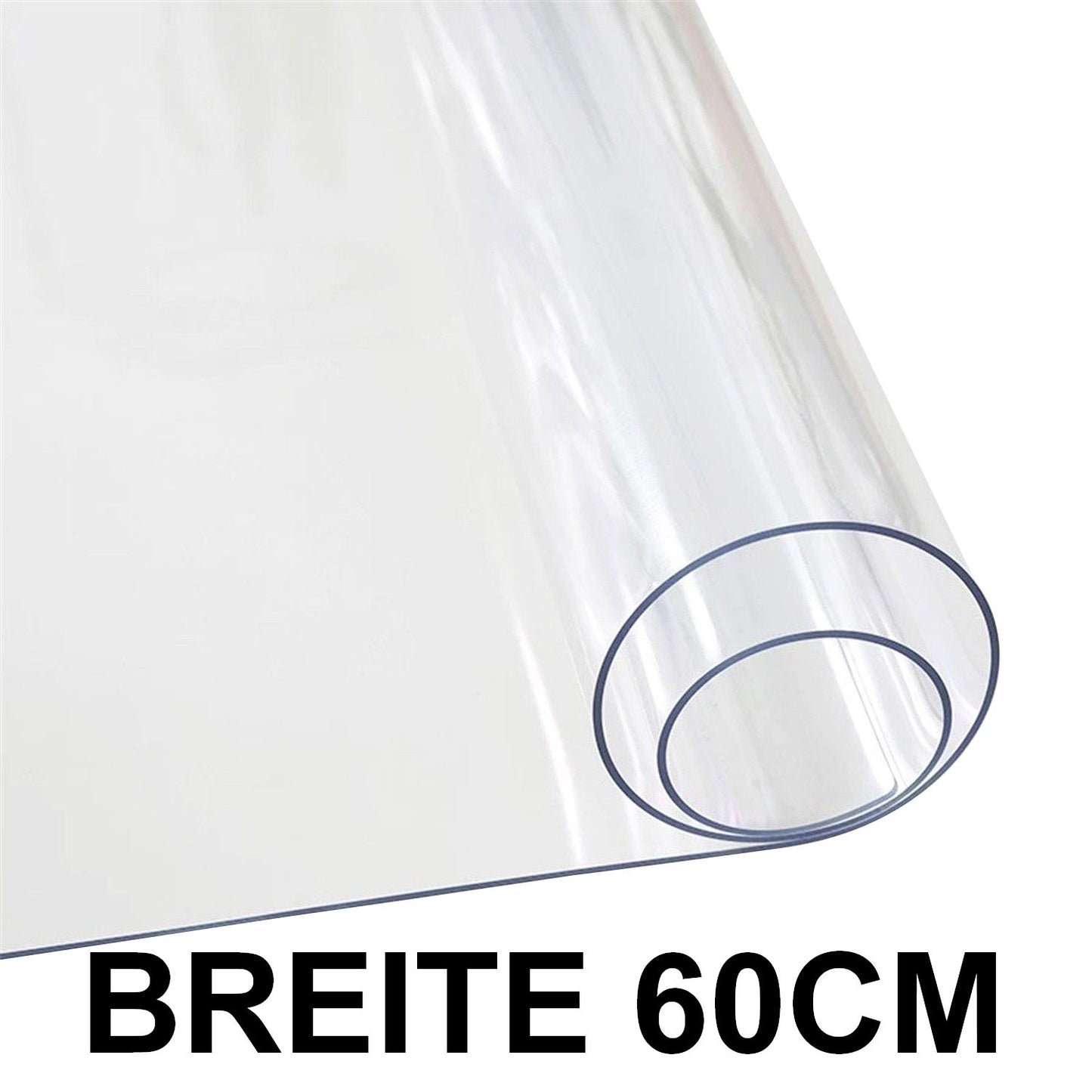 Transparente Tischfolie - Breite: 60cm