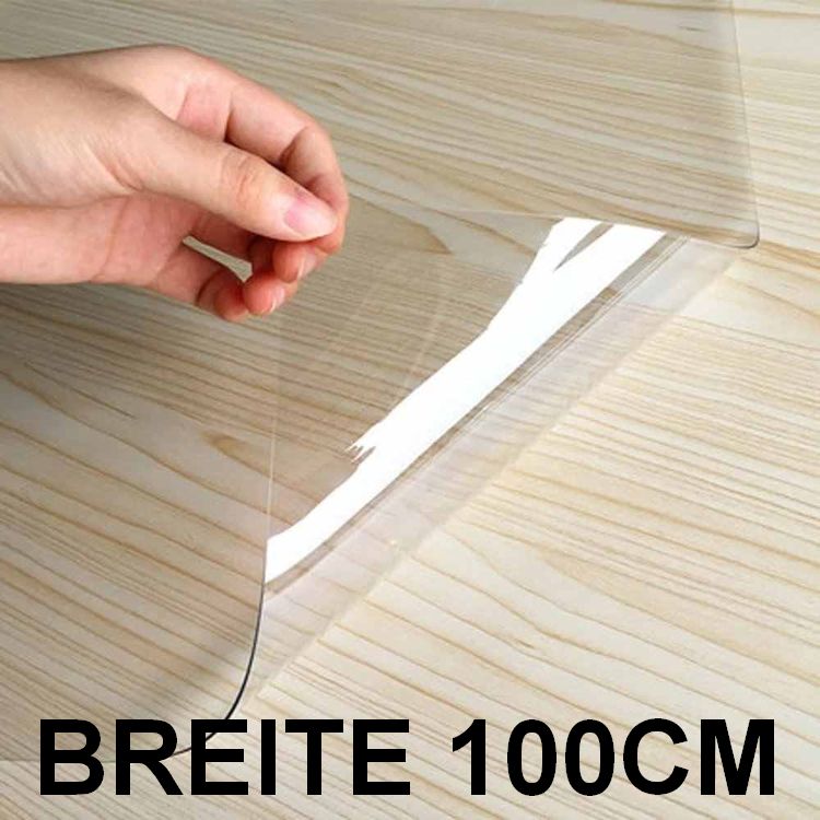 Transparente Bodenschutzmatte - Breite: 100cm